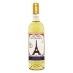 Lettres De France Blanc Moelleux White Semisweet Wine 11% 0.75l