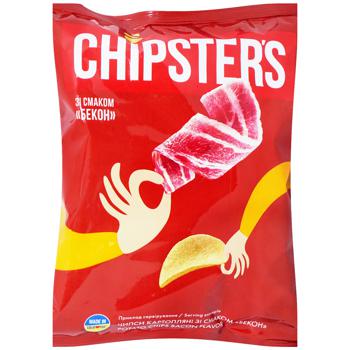 Чипсы Chipster's картофельные со вкусом бекона 25г - купить, цены на Auchan - фото 1