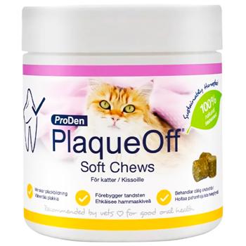Лакомство ProDen PlaqueOff Soft Chews для ухода за полостью рта котов 90г - купить, цены на MasterZoo - фото 1