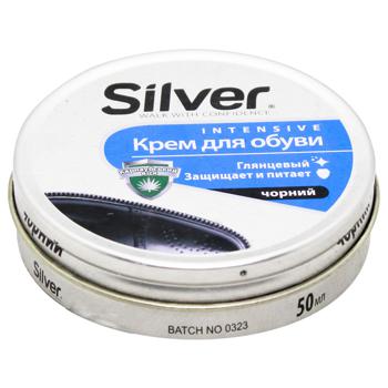 Крем для взуття Silver чорний 50мл - купити, ціни на МегаМаркет - фото 1