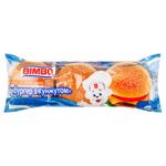 Bimbo Hamburger Sandwich Buns with Sesame Seeds 6pcs 300g