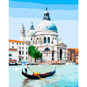 Strateg Venetian Gondolier Set for Painting by Numbers 40х50cm - buy, prices for COSMOS - photo 1