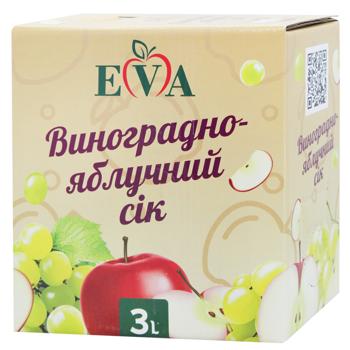 Сік Eva виноградно-яблучний 3л - купити, ціни на NOVUS - фото 1