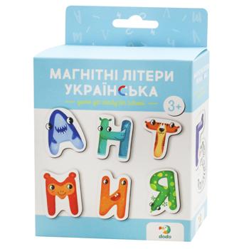 Dodo Magnetic Letters Ukrainian Language Magnetic Game