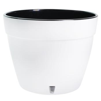 Santino Asti White-Black Flowerpot 2.5l