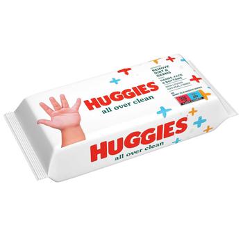 Huggies All Over Clean Wet Wipes 56pcs - buy, prices for COSMOS - photo 2