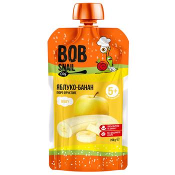 Пюре Bob Snail Яблоко-банан 250г
