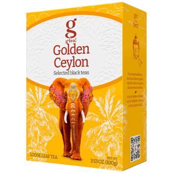 G'tea! Golden Ceylon Black leaf tea 100g - buy, prices for EKO Market - photo 1