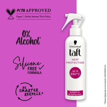 Taft Heat Protection Thermal Protection for Hair Spray 250ml - buy, prices for MasterZoo - photo 5