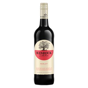 Вино Banrock Station Merlot червоне сухе 13,5% 0,75л - купити, ціни на MasterZoo - фото 1