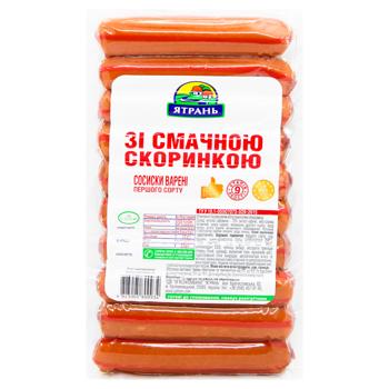 Yatran Wieners with Delicious Crust First Grade 395g - buy, prices for Ideal - photo 1