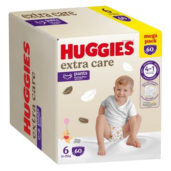 Huggies Extra Care Diapers 6 15-25kg 60pcs - buy, prices for NOVUS - photo 2