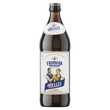Erdinger Helles Light Beer 5.1% 0.5l - buy, prices for NOVUS - photo 1