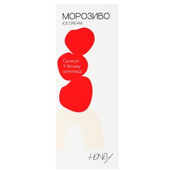 Honey Wild Strawberry in White Chocolate Ice Cream 85g - buy, prices for Epicentr FOOD - photo 2