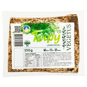 Vegetus Tofu Dill and Herbs Soy Product 250g