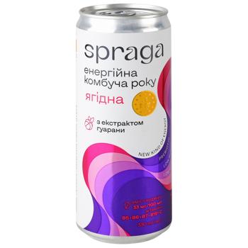 Напиток энергетический Spraga Комбучая ягоди 0,33л - купить, цены на КОСМОС - фото 2