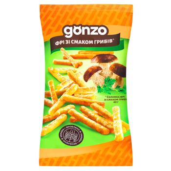 Соломка фрі Gonzo зі смаком грибів 40г