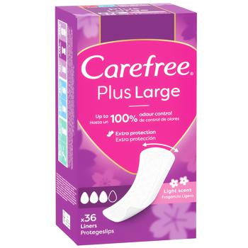 Carefree Plus Large Daily Pads 36pcs - buy, prices for COSMOS - photo 1