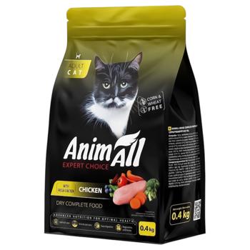 AnimAll Fresh Chicken Dry Food for Adult Cats 400g