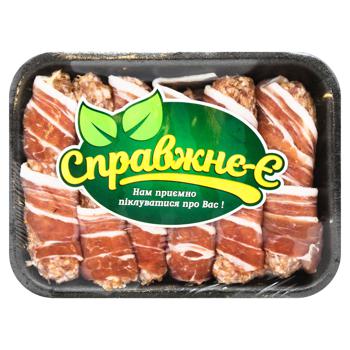 Spravzhne-E Beef Pork Chivapchichi in Bacon 340g - buy, prices for METRO - photo 2