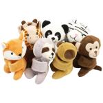 One Two Fun Animal Plush Bracelet 14cm in assortment