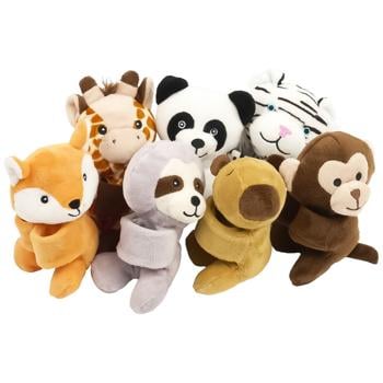 One Two Fun Animal Plush Bracelet 14cm in assortment