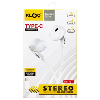Наушники TYPE-C 1,2м KS-73T-17488-12 - купить, цены на Таврия В - фото 2