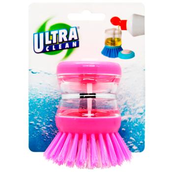Щітка Ultra Clean для посуду з диспенсером - купити, ціни на - фото 4