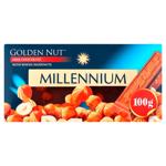 Шоколад молочний Millennium Golden Nut з цілими лісовими горіхами 100г