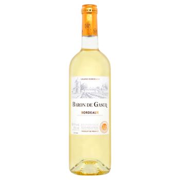 Les Hauts de Palette Baron de Gascq White Semi-Sweet Wine 11% 0.75l - buy, prices for Za Raz - photo 1