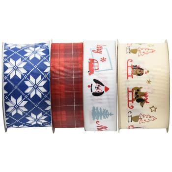 Лента Actuel новогодняя 3,8х270см в ассортименте