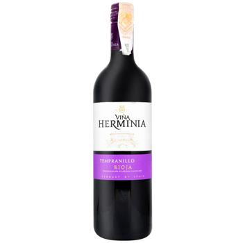 Vina Herminia Tempranillo Red Dry Wine 14% 0.75l - buy, prices for WINETIME - photo 1