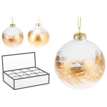 Koopman Golden Christmas Tree Ball 8cm