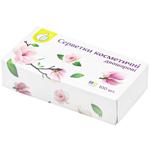 Салфетки Auchan косметические двухслойные 100шт