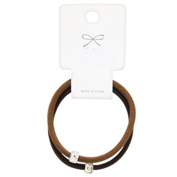 Hair Elastic Band with Decor 2pcs 3151-9 - buy, prices for - photo 3