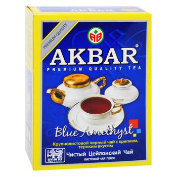 Akbar Blue Amethyst Leaf Black Tea 100g - buy, prices for Auchan - photo 3