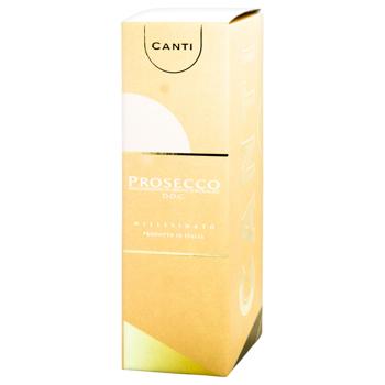 Вино игристое Canti Prosecco Milles белое экстра сухое 11% 0,75л - купить, цены на Восторг - фото 2