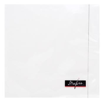 Margo White Three-Layer Napkins 33х33cm 20pcs - buy, prices for NOVUS - photo 1