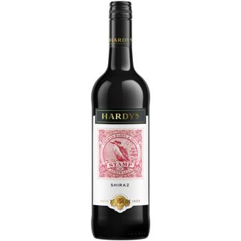 Вино Hardys Stamp Shiraz червоне сухе 11% 0,75л