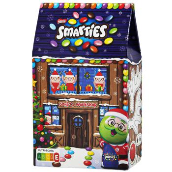 Набор сладостей новогодний Smarties Santa's Workshop 98г - купить, цены на МегаМаркет - фото 1