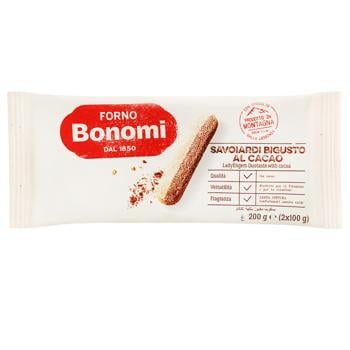 Bonomi BiHappy Vanilla-Cocoa Ladyfinger Cookies 200g