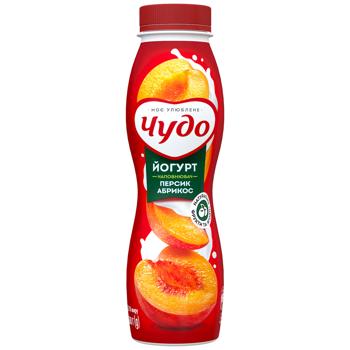 Йогурт Чудо персик-абрикос 2,5% 260г - купить, цены на NOVUS - фото 1