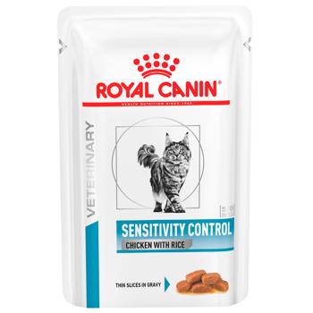 Royal Canin Sensitivity Control Food Set for Cats with Food Allergies Dry 1.5kg + Wet 4pcs*85g - buy, prices for - photo 3
