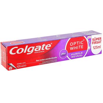 Зубная паста Colgate Optic White Purple Reveal 125мл - купить, цены на Идеал - фото 3