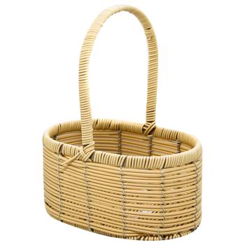 Oval Beige Basket 24*15*29cm - buy, prices for Za Raz - photo 2