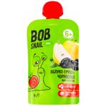 Пюре фруктове Bob Snail Яблуко-груша-чорнослив 90г