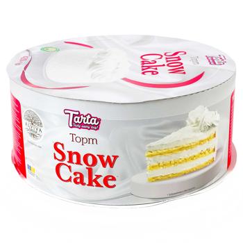 Торт Tarta Snow Cake бісквітний 420г - купити, ціни на METRO - фото 1