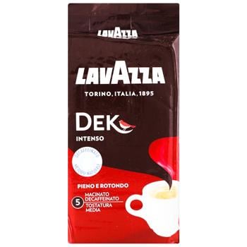 Lavazza Dek Intenso Decaffeinated Ground Coffee 250g - buy, prices for Tavria V - photo 3
