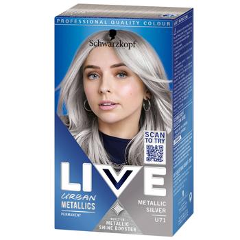Live U71 Silver Metallic Hair Dye - buy, prices for Ideal - photo 3