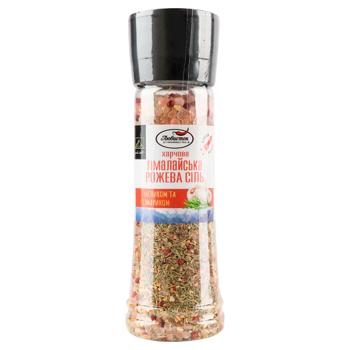 Liubystok Himalayan Pink Salt with Garlic and Rosemary Grinder 270g - buy, prices for EKO Market - photo 1